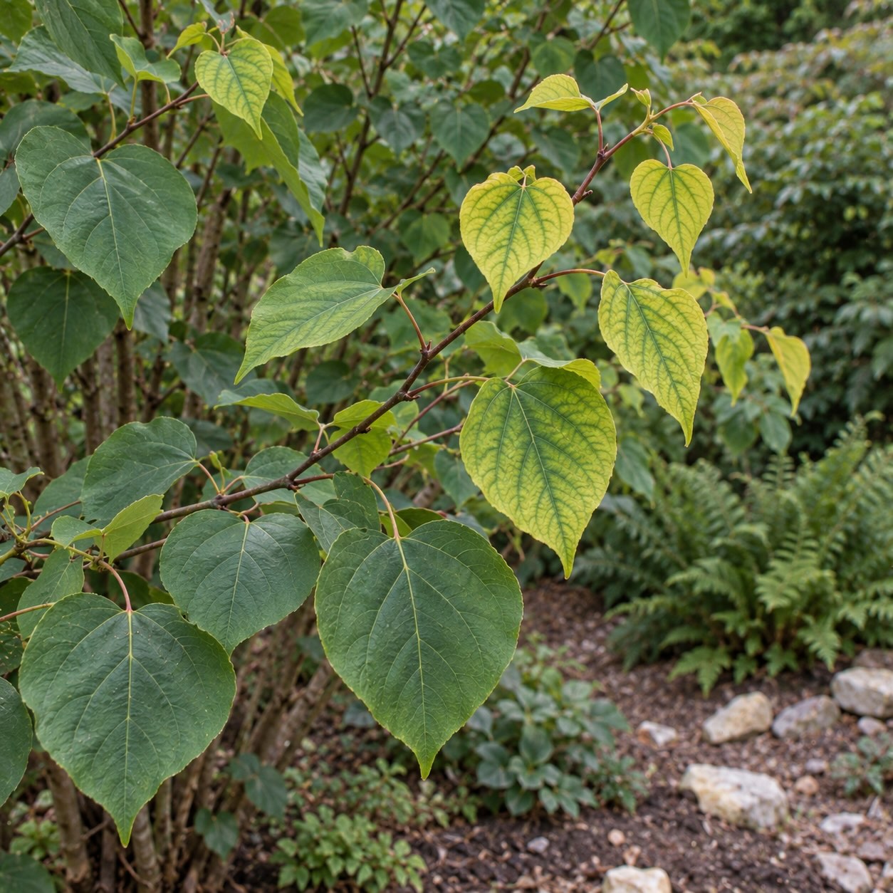 zloutnuti-listu-dvoukvetce-disanthus-cercidifolius-pri-nevhodnem-ph-pudy¨_1