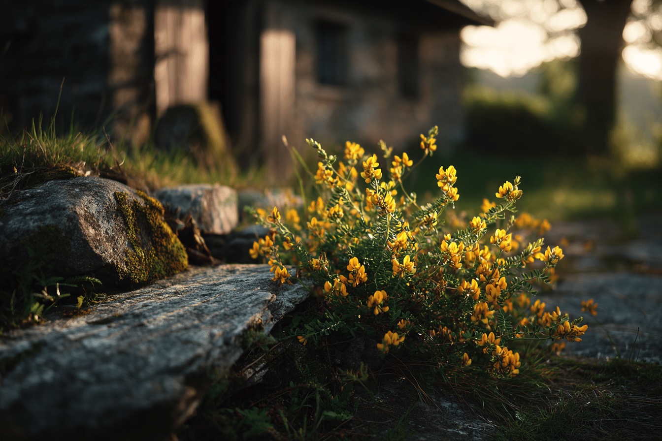 zlute-kvety-krucinky-na-kameni-u-stare-chalupy-v-zapadu-slunce_1