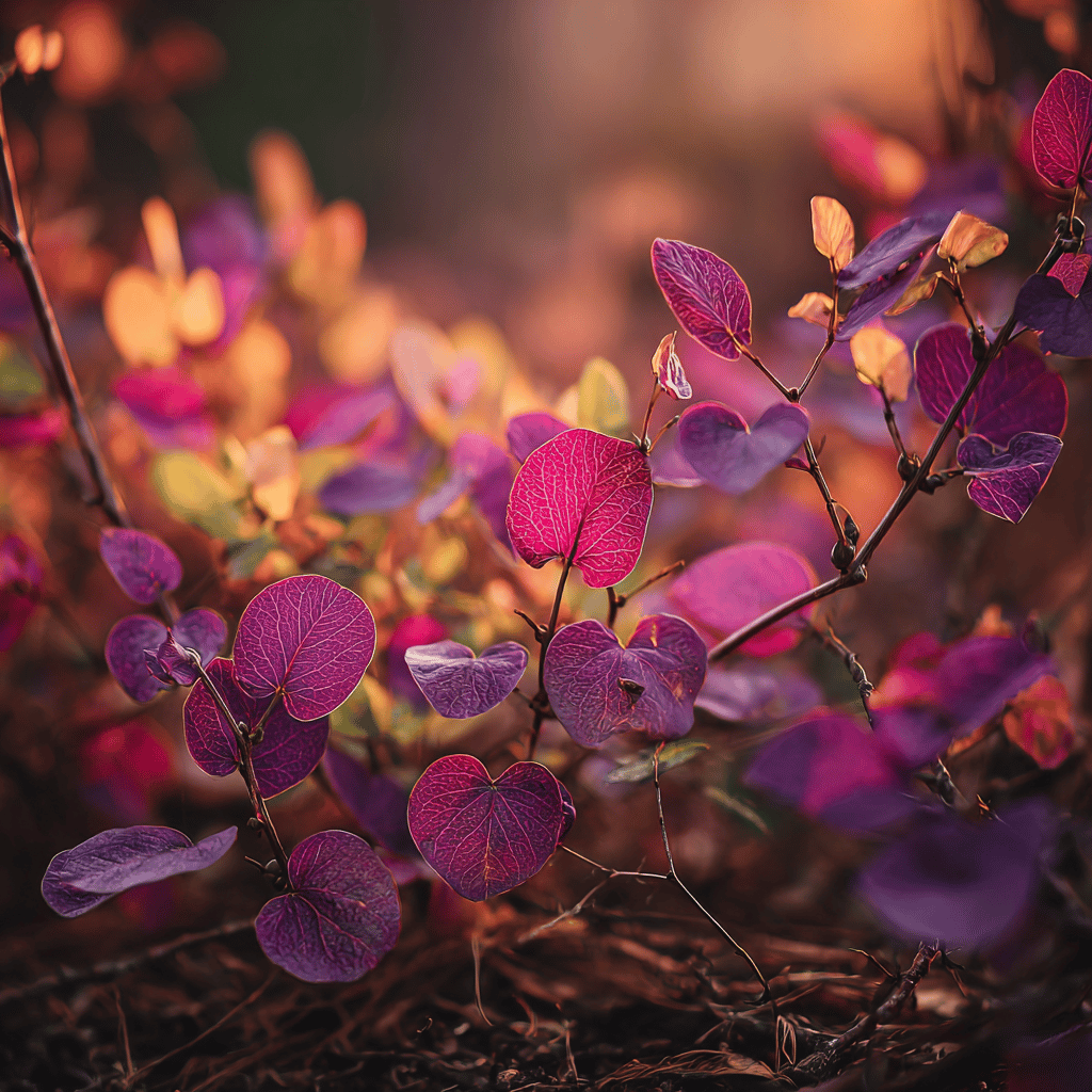 zmarlicnik-cercis-srdcite-listy-v-ruzovych-a-fialovych-odstinech