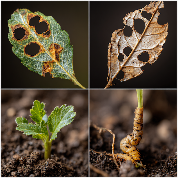 zravi-skudci-rostlin-typicke-poskozeni-listu-diry-a-larva-v-pude
