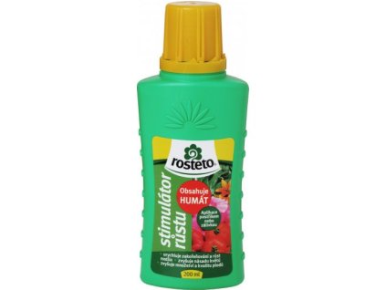 Stimulátor růstu Rosteto - s humátem 200 ml – přírodní přípravek pro podporu růstu, vitality a odolnosti rostlin.