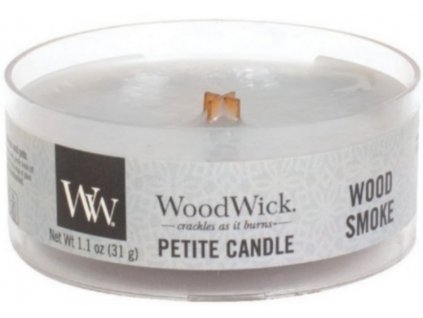 WoodWick 'Wood Smoke' svíčka Petite