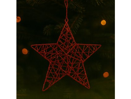 cervena-trpytiva-hvezda-z-dratku-na-vanocnim-strome