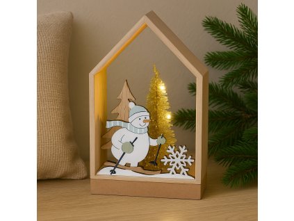svitici-dreveny-domecek-se-stromky-a-snehulakem-na-lyzich