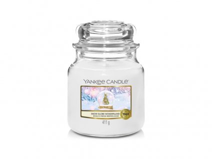 VONNÁ SVÍČKA YANKEE CANDLE 'SNOW GLOBE WONDERLAND' CLASSIC STŘEDNÍ