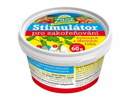 Stimulátor pro zakořeňování bylinných a dřevitých řízků 60 g - přípravek podporující tvorbu kořenů a zdravý růst řízků rostlin.