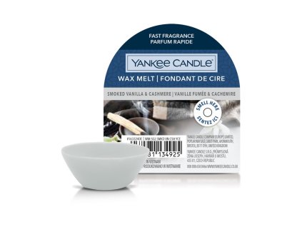 Yankee Candle vonný vosk do aromalampy 'Smoked Vanilla & Cashmere'