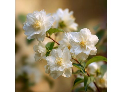 pustoryl snowbelle philadelphus snowbelle plne bile vonne kvety na okrasnem keri
