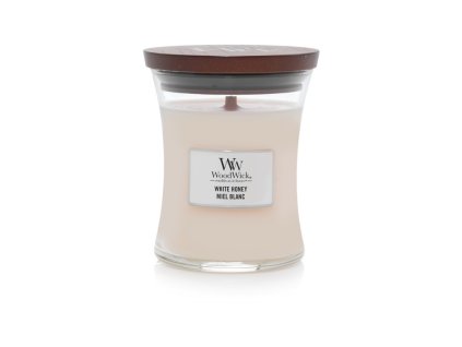 WoodWick vonná svíčka 'White Honey' váza střední