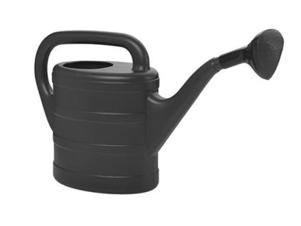 Konev plastová Retro 2 l antracit – moderní plastová konev s kropítkem, objem 2 l, ideální pro zálivku rostlin v interiéru i exteriéru.