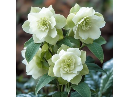Čemeřice východní ‘Double Ellen White’ (Helleborus orientalis ‘Double Ellen White’)