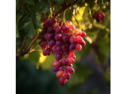 vinna reva vitis vinifera supernova hrozen bezsemennych cervene purpurovych bobuli