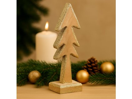 dreveny-strom-se-zlatymi-trpytkami
