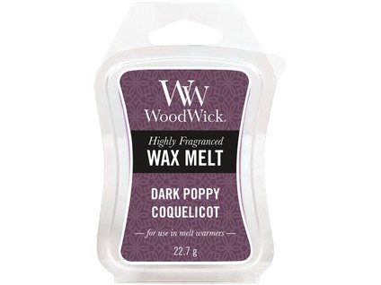 WoodWick 'Dark Poppy' vonný vosk do aromalampy