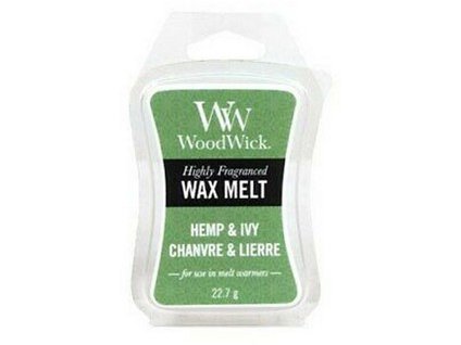 WoodWick 'Hemp & Ivy' vonný vosk do aromalampy