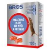 BROS - Parafínové bloky na myši, krysy a potkany 100 g – nástraha odolná vůči vlhkosti, ideální pro domácnosti, sklepy a venkovní použití.