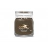 Yankee Candle Signature sklo střední 2 knoty 'Vanilla Bean Espresso' NOVÉ