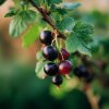rybiz cerny ribes nigrum little black sugar plody na vetvi