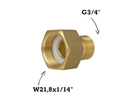 REDUKCE W21,8 x 1/14 na G3/4