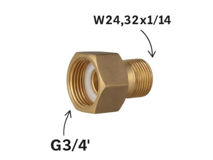 REDUKCE G3/4 na W24,32 x 1/14