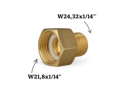 REDUKCE W21,8 x 1/14 na W24,32 x 1/14