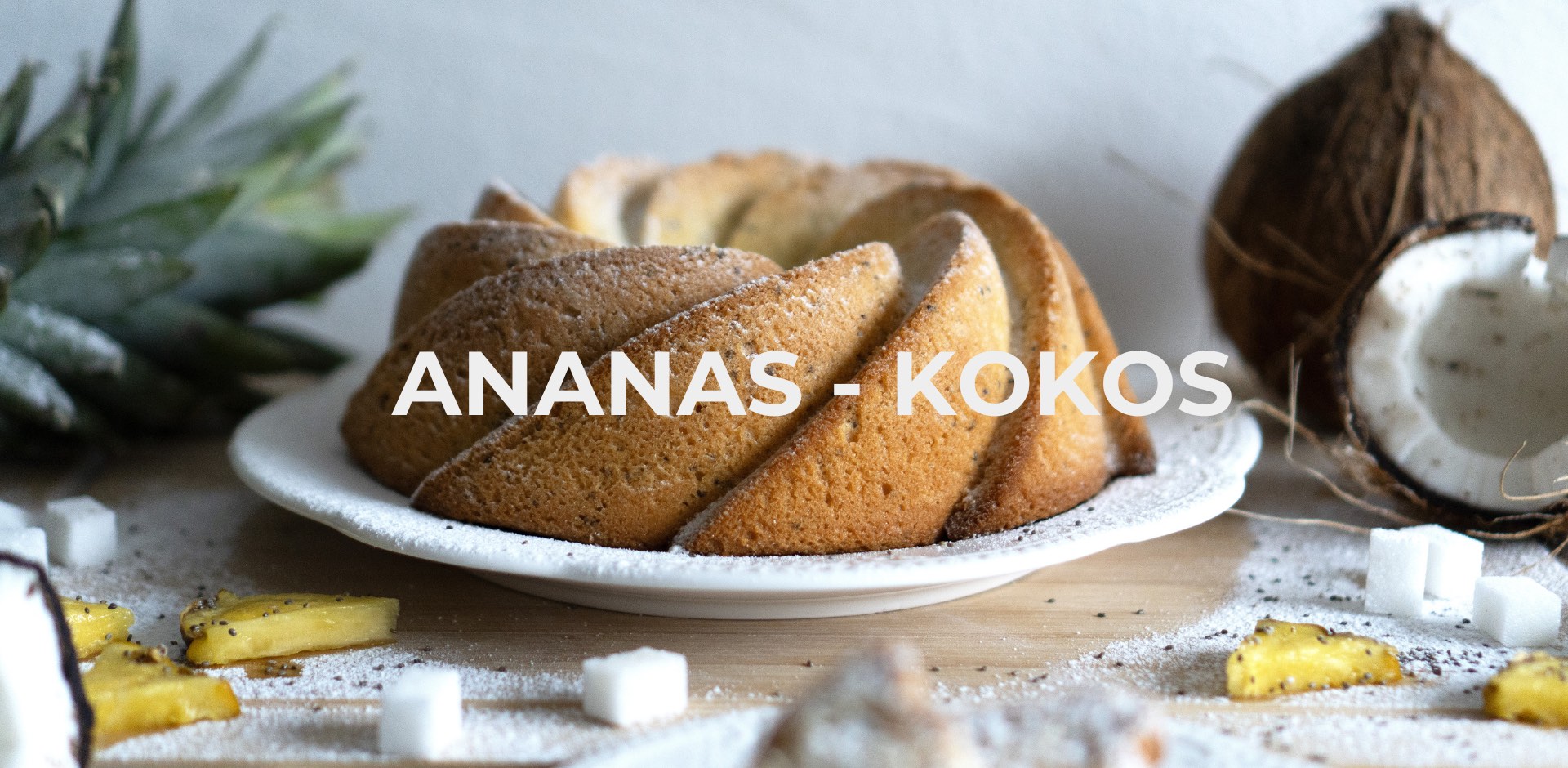 Ananasovo - kokosová bábovka