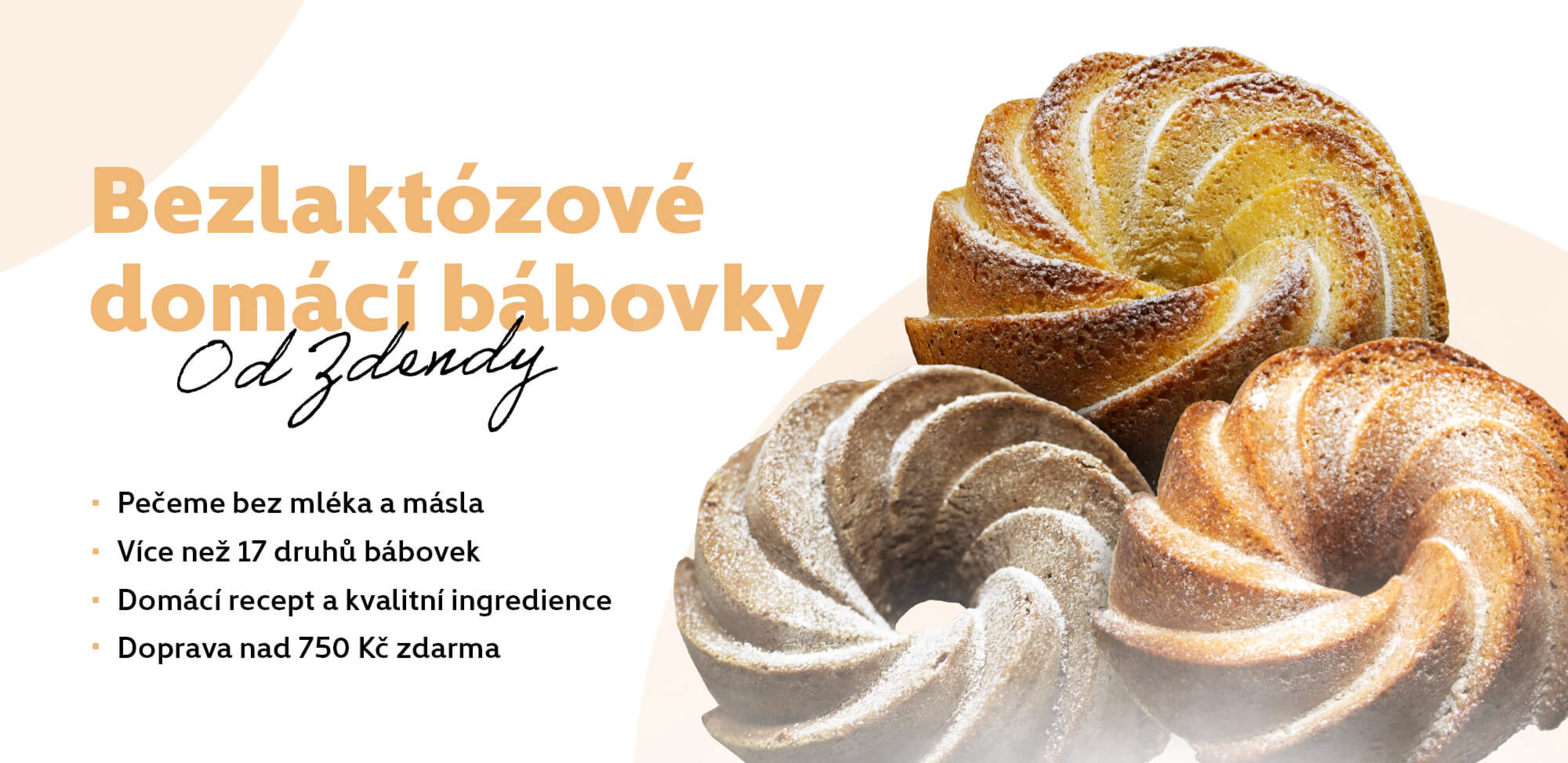 Zdendovy bábovky bez laktózy