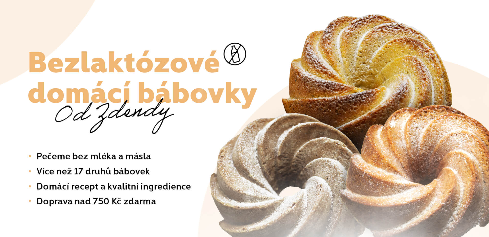 Zdendovy bábovky bez laktózy