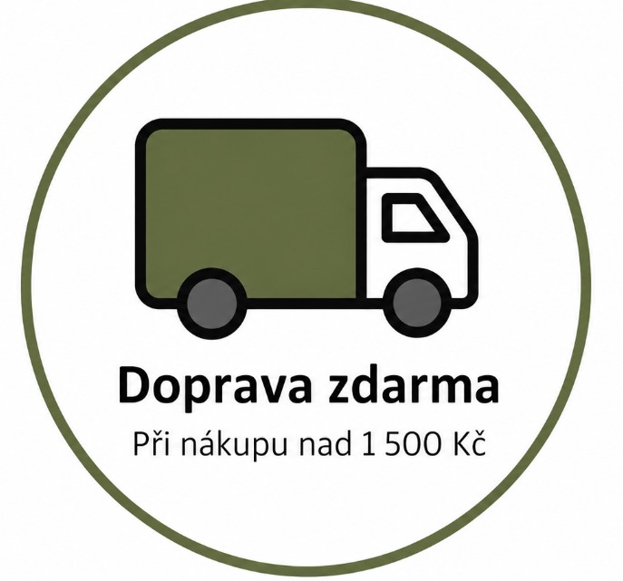 Doprava zdarma při nákupu nad 1 500 Kč.