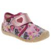 FARE FIRST KIDDY 5011471 dětské papuče na suchý zip růžové