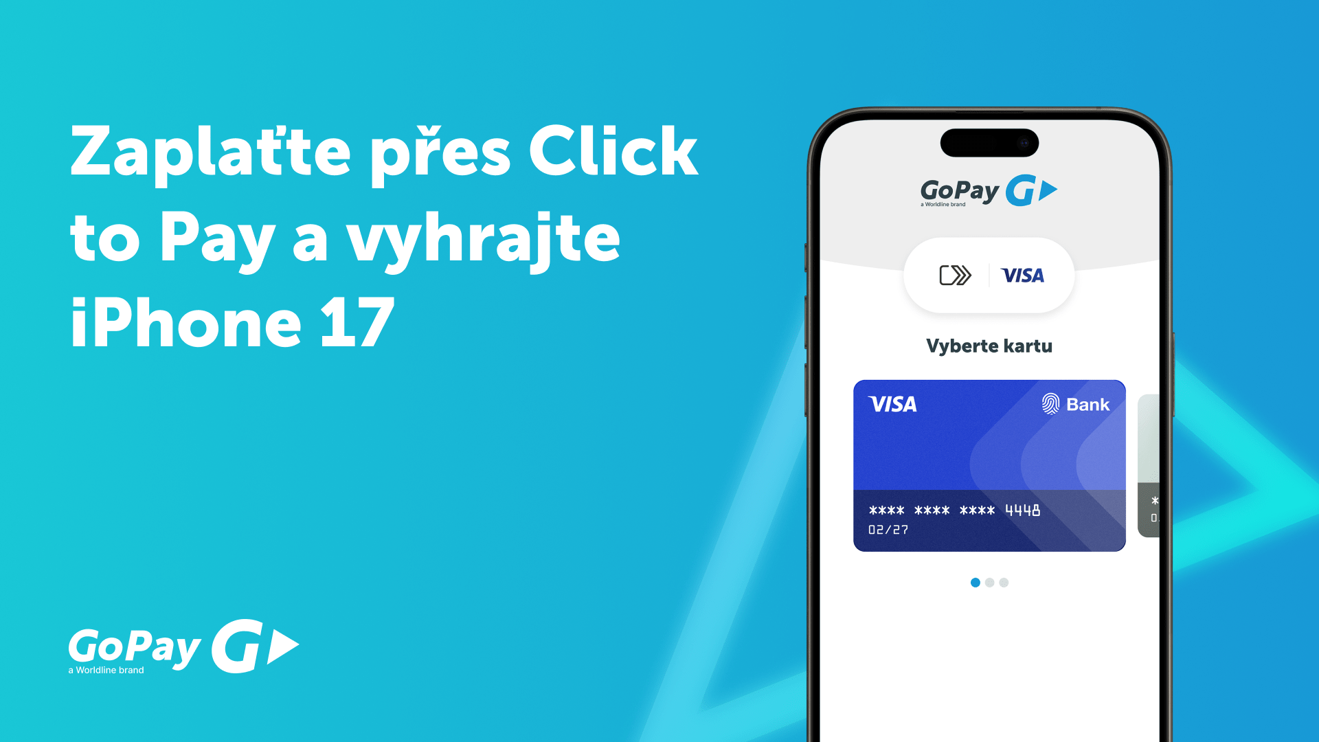 Zaplaťte přes GoPay a vyhrajte iPhone 17