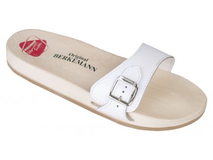 ORIGINAL SANDAL dřeváky unisex bílé Berkemann