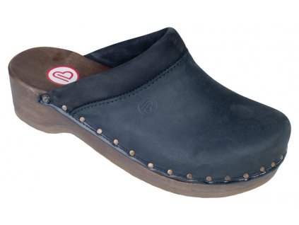 SOFT dřeváky unisex černé Berkemann