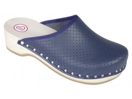 STANDARD TOEFFLER dřeváky unisex modré Berkemann
