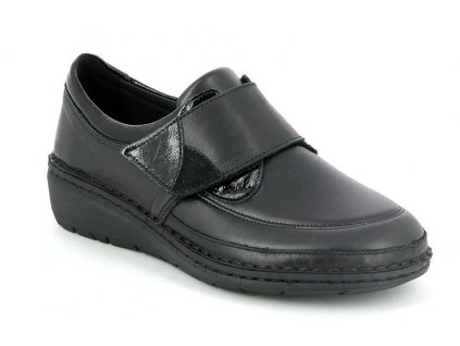 NESI SC4028 dámská polobotka / sneaker pro širokou nohu dámská černá Grunland
