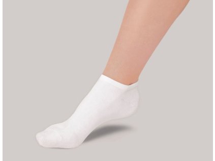 Dámské ponožky 3 v 1 pro halluxy bílé PodoSolution 1
