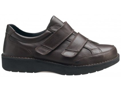GENTLE C diabetická polobotka pánská hnědá Nursing Care