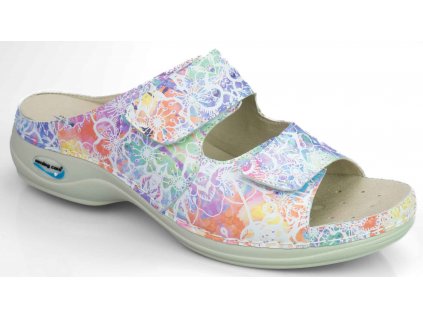 VIENA dámská pantofle pratelná barevná fantazie WG8F16 Nursing Care 1