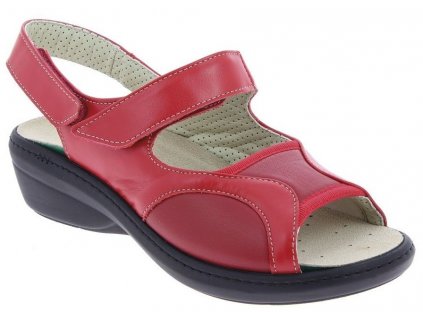 DELYA HW mský halluxový sandálek červená PodoWell 2