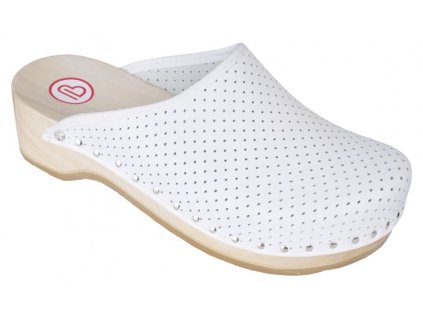 STANDARD TOEFFLER dřeváky unisex bílé Berkemann