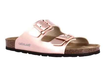 Grunland SARA CB0726 pudrové korkové dámské pantofle 6