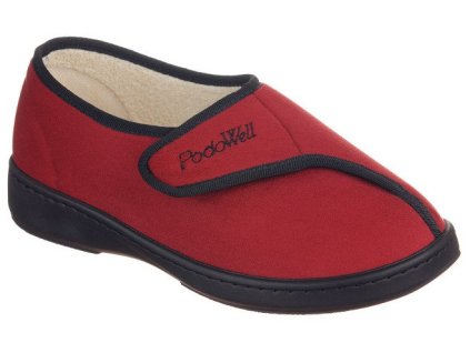 AMIRAL-zdravotní-domácí-obuv-unisex-červená-PodoWell