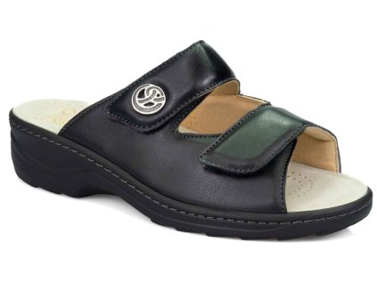 Fidelio HEDI 23 7031 strečové pantofle dámské černé 10 1