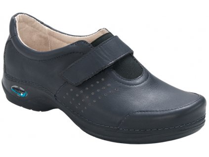 MILAO pracovní kožená pratelná obuv unisex tmavě modrá WG103 Nursing Care
