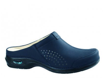 VENEZA  pracovní kožená pratelná obuv bez pásku unisex tmavě modrá WG3A03 Nursing Care