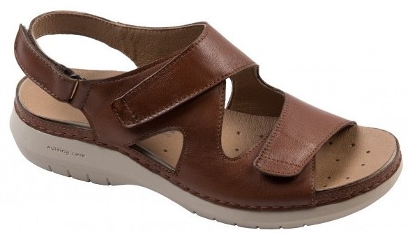CAMÉLIA C5608 sandálek dámský hnědý Nursing Care