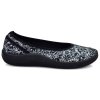 Lyfit ASTER černé s květy balerinky strečové dámské 3