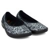 Lyfit ASTER černé s květy balerinky strečové dámské 11