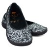 Lyfit ASTER černé s květy balerinky strečové dámské 13