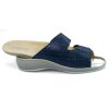 Sanofit K224 dámské široké pantofle modré 9
